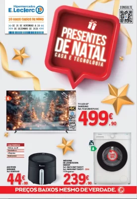 Folheto Presentes de Natal Casa e Tecnologia