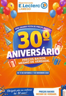 Folheto de Aniversário Bazar Lamego
